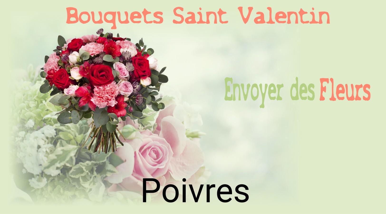 Roses de Saint-Valentin livrées à Poivres